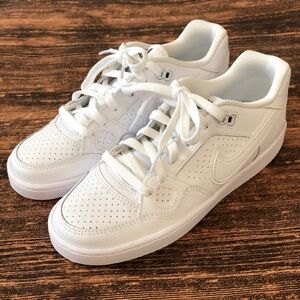 Nike Son of Force Triple White Shoes 615153-109 Big Kids Size 6.5Y